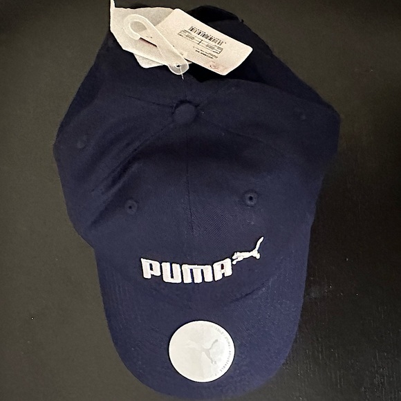 PUMA | Essentials No. 2 Logo Cap | Navy Blue | NWT - Picture 11 of 11